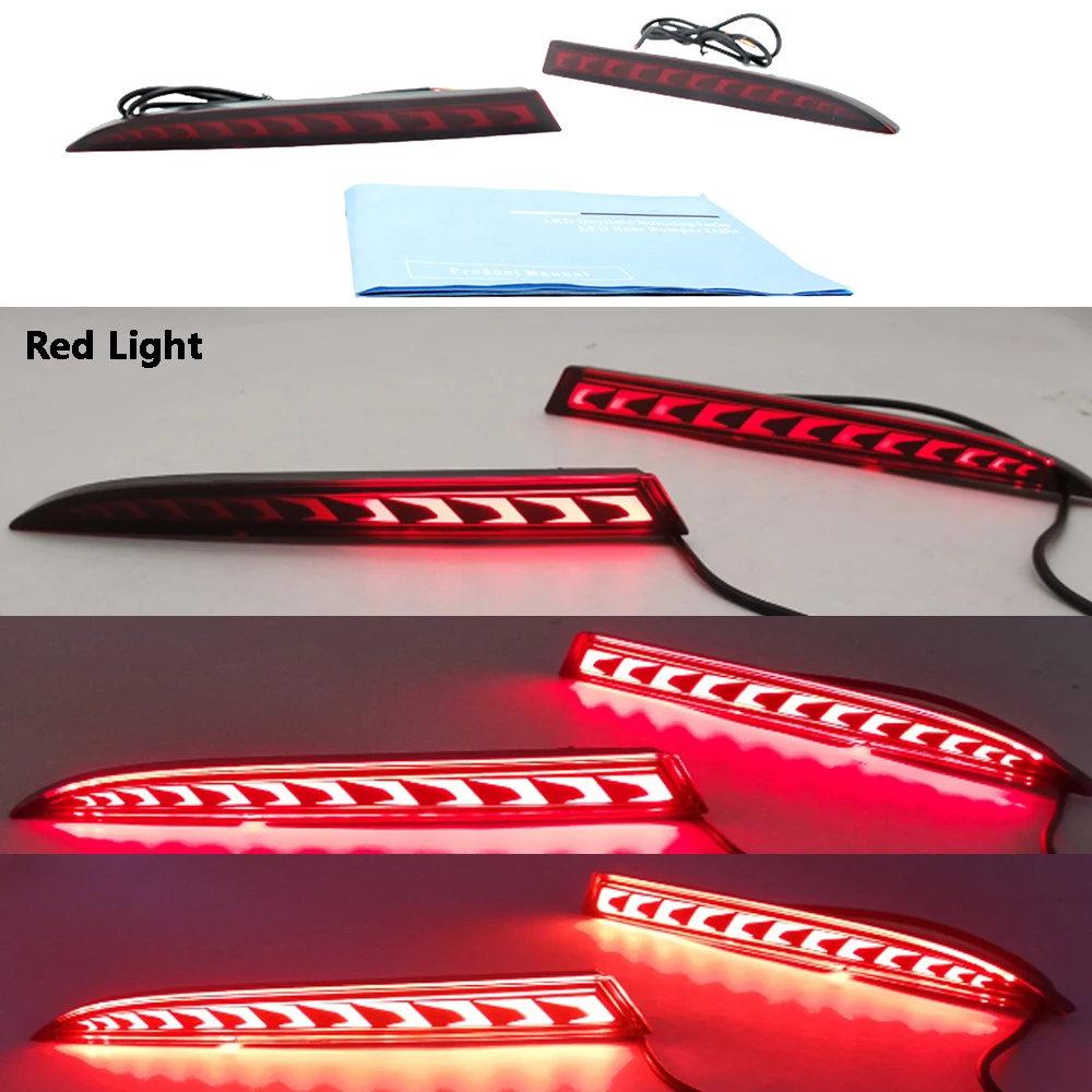 

2pcs 12V Car Rear Bumper Reflector LED Lights Led Lights High Allocation Rear LED Lights For Honda HR-V HRV RS 2022-2023