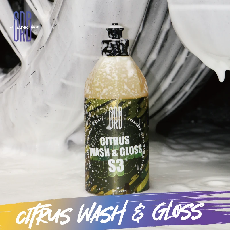 Citrus Wash & Gloss Foaming Car Wash Soap (Works with Foam Cannons, Guns or Bucket Washes) For Cars, Trucks, Motorcycles, RVs