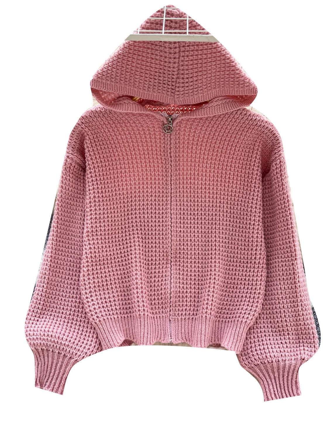 Suéter F de Tricô Solto com Capuz For de Lã, Estilo Casual de Outono, Efeito Emaecedor Confortável, Top Moderno ...