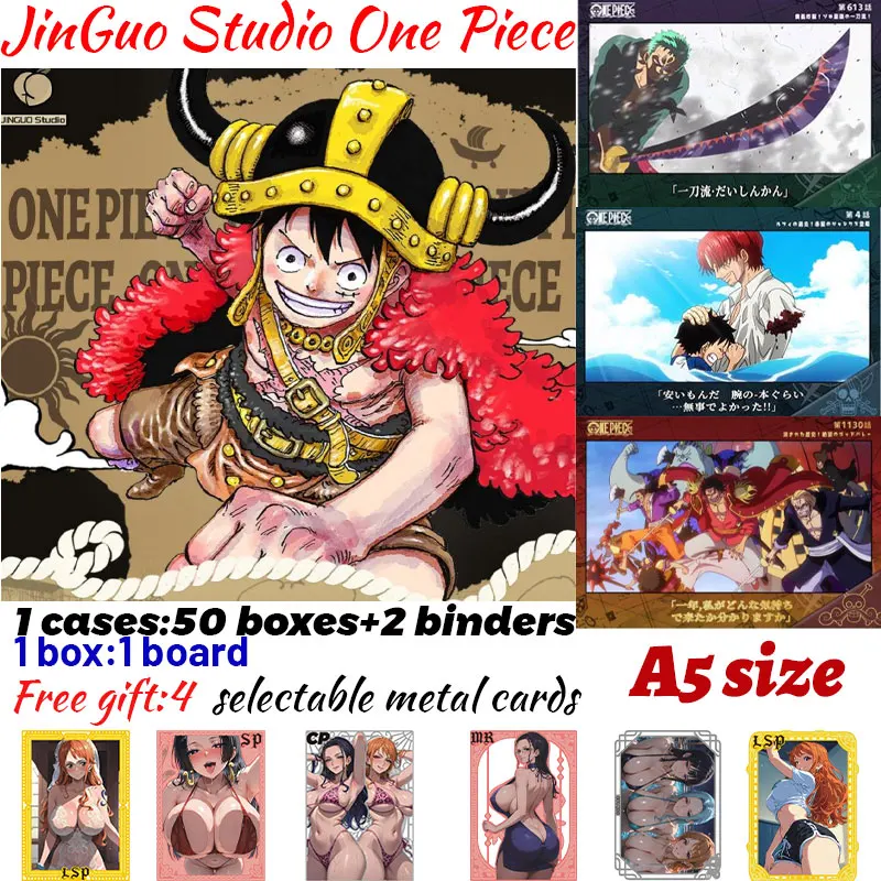 

2025 Newest JinGuo Studio One Piece A5 Boards Famous Scene Arcylic Limit Break Nami Boa Hancock Booster Box CCG TCG Hobby Gift