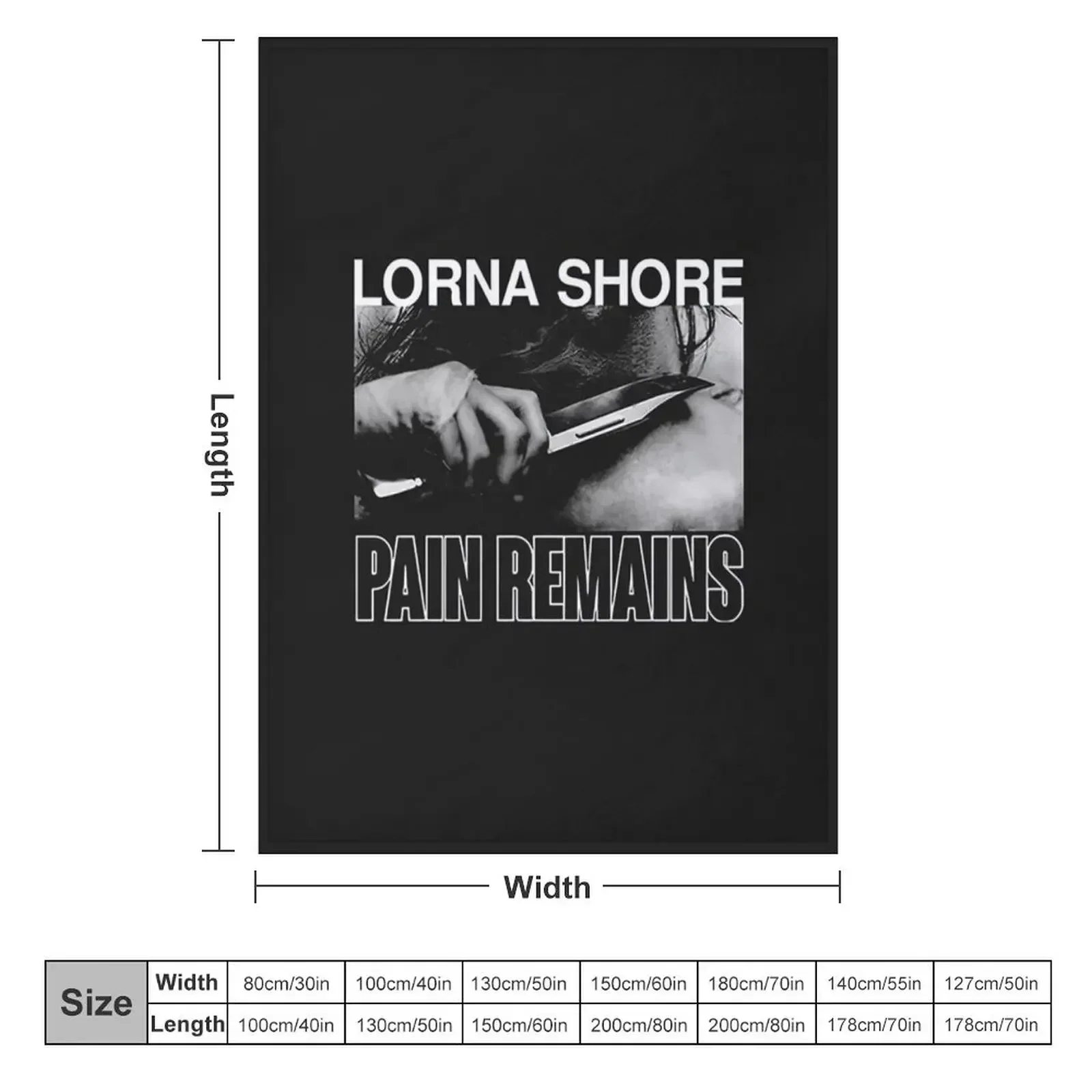 Lorna Shore Throw Blanket couch cozy soft plush fuzzy picnic outdoor blanket