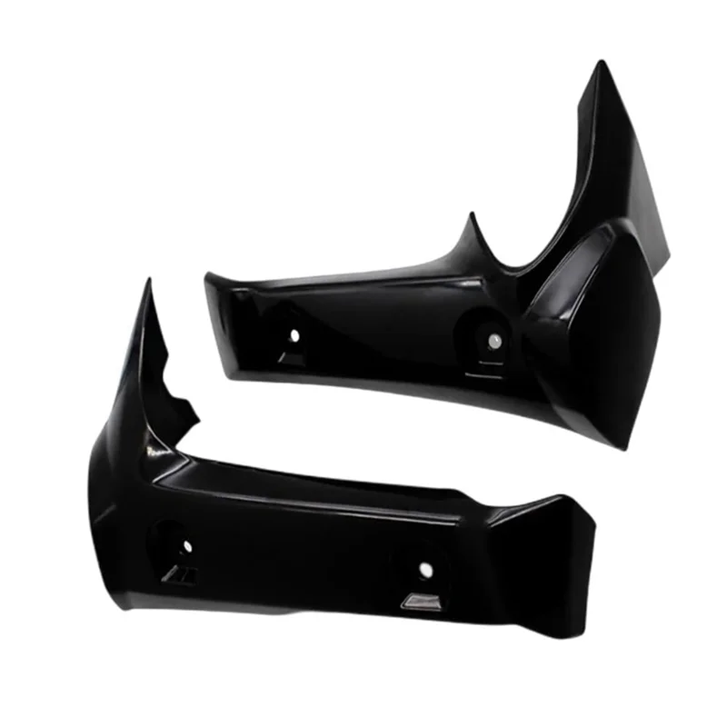 1 زوج غطاء المبرد الحرس الجانب برودة هود خزان المياه حماية قطع غيار الدراجات النارية الأسود ABS لياماها FZ1 2006-2010