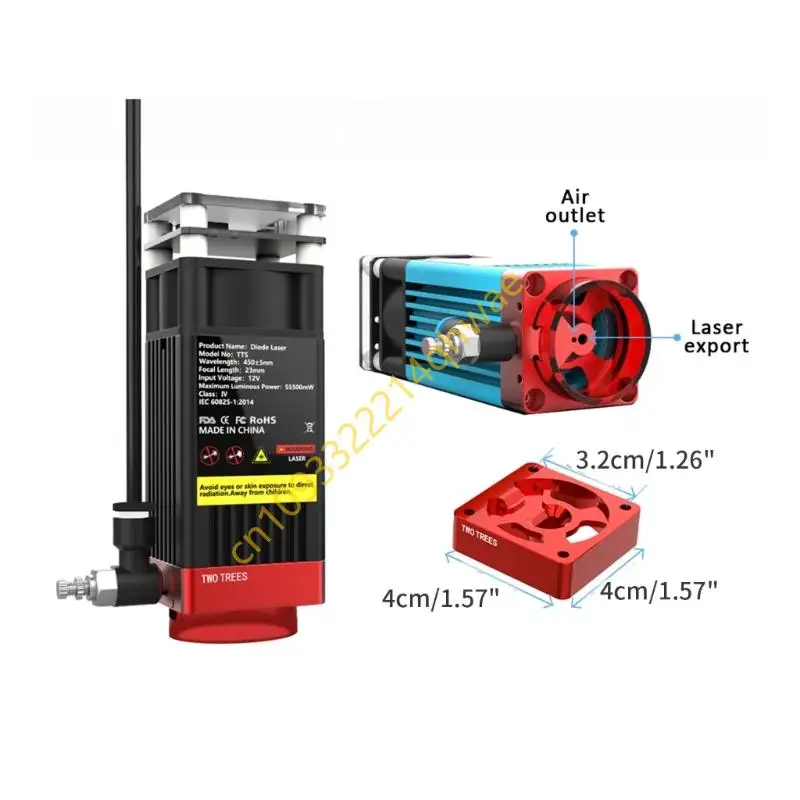 Luchtcompressor voor 55 10 TS2 Engraver instelbare luchthulppomp