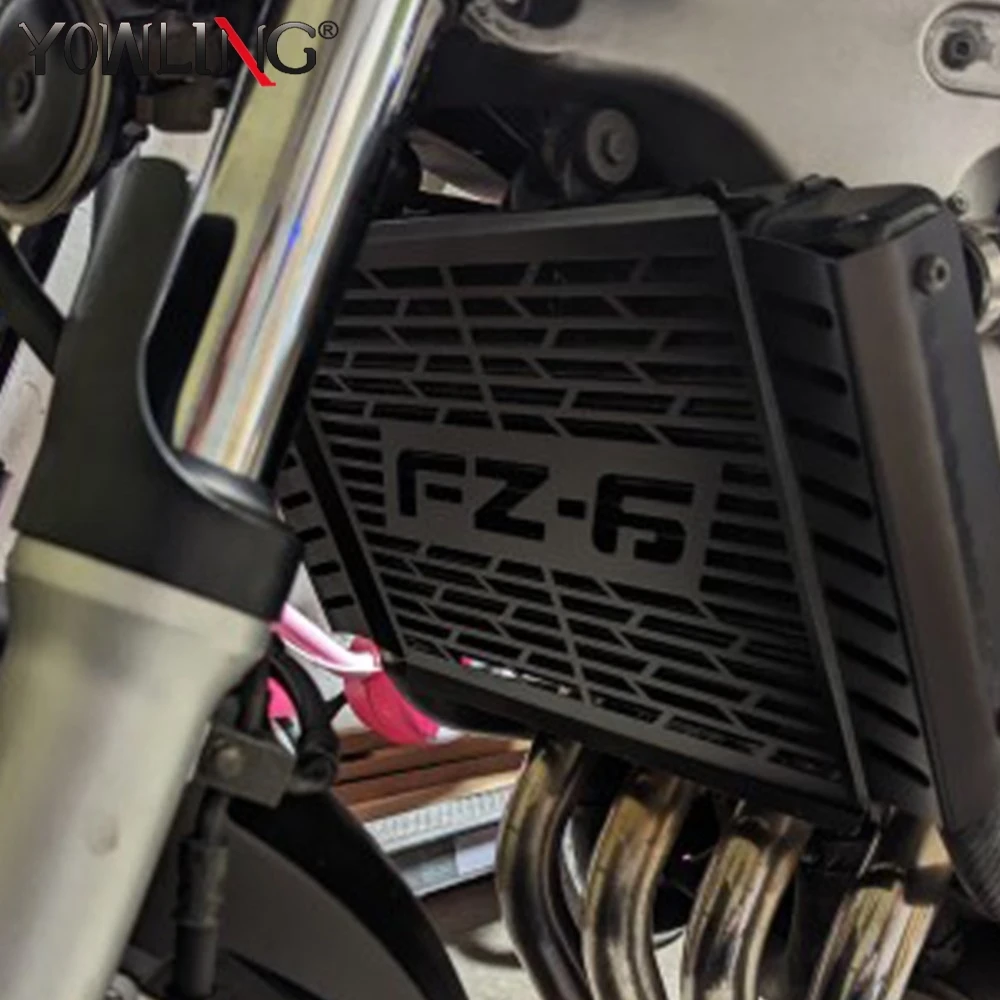 

Алюминиевая защита радиатора мотоцикла, крышка резервуара для воды, защитные детали для Yamaha FZ6 FZ 6 FAZER 2006 2007 2008 2009 2010