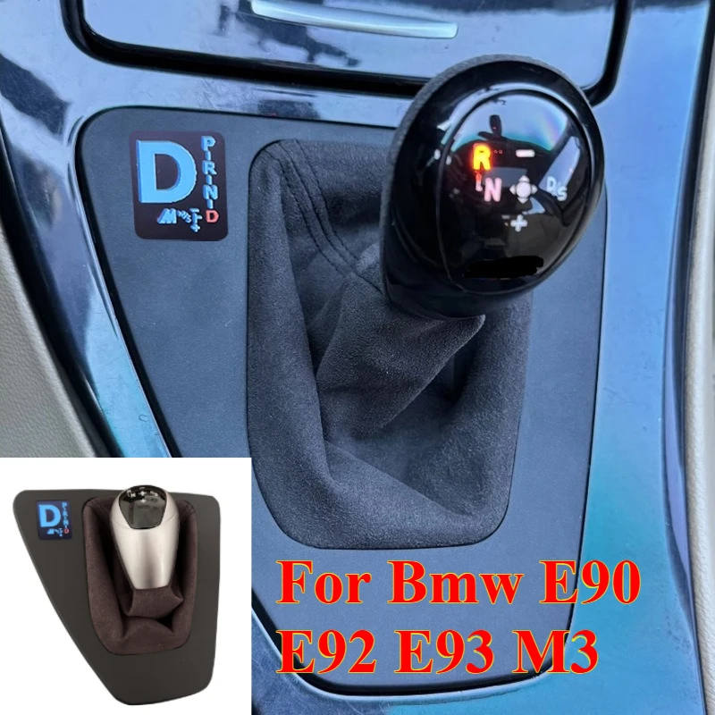 

1PCS Hand Drive for Bmw E90 E92 E93 M3 Gear Shift Gearbox Panel with Led Display Screen Gear Shift Lever Knob