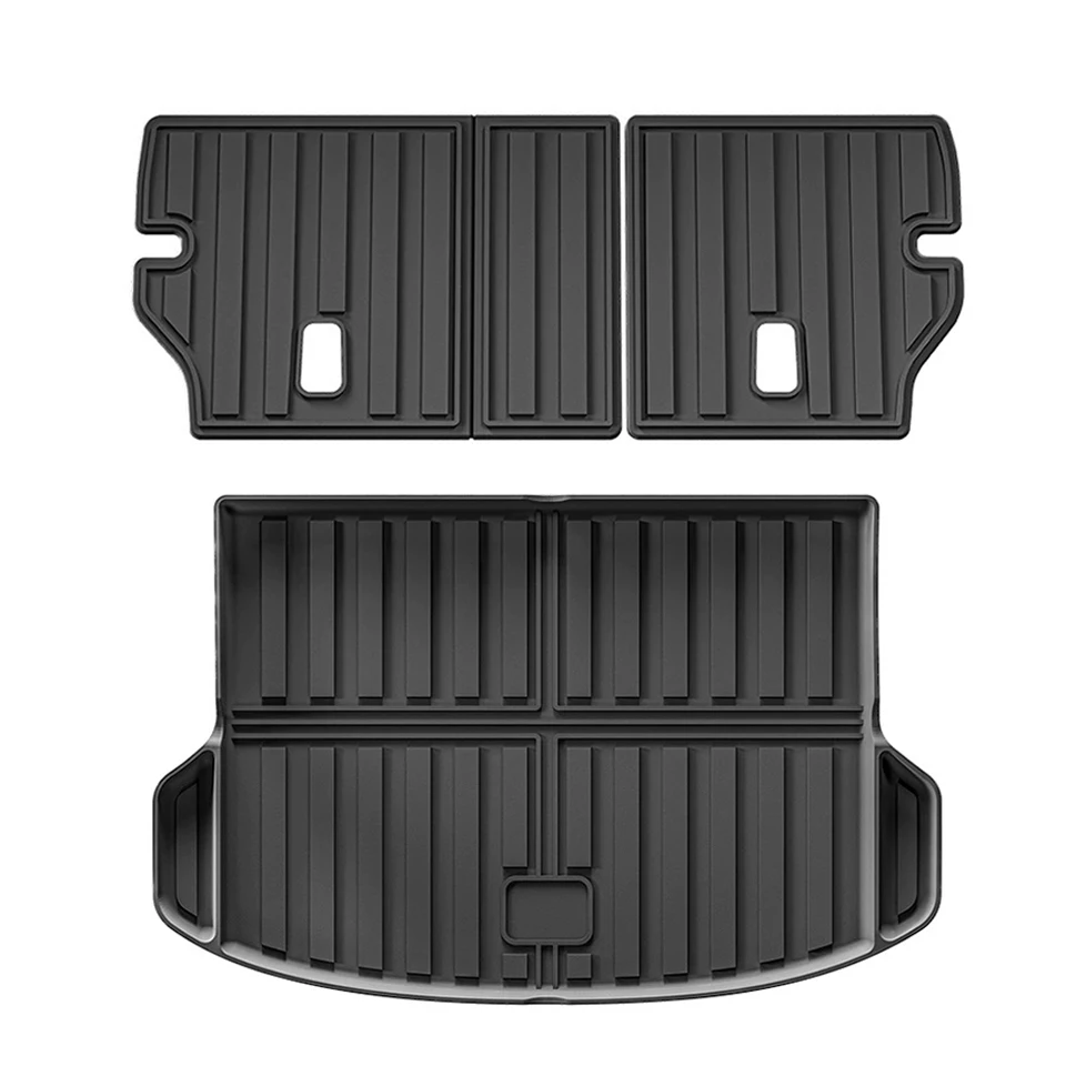 

For Geely Atlas I Boyue 2018-2022 Car Trunk Mat TPE All Weather Waterproof Anti-Slip Trunk Cargo Liner Anti Dirty Pads