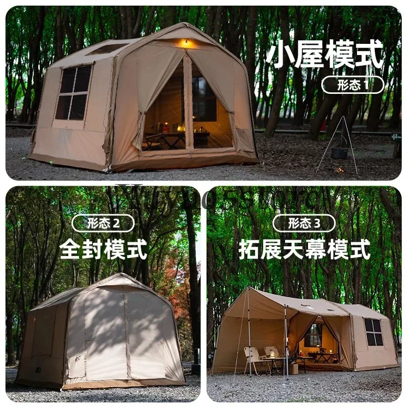 One-room, One-click Start, Fully Automatic House-type Inflatable Tent, Outdoor Camping, Overnight Rainproof Camping