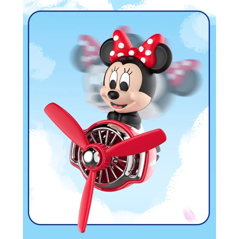 Disney balançando cabeça mickey minnie carro aromaterapia ar condicionado saída de ar decoração interior do carro ornamento presente