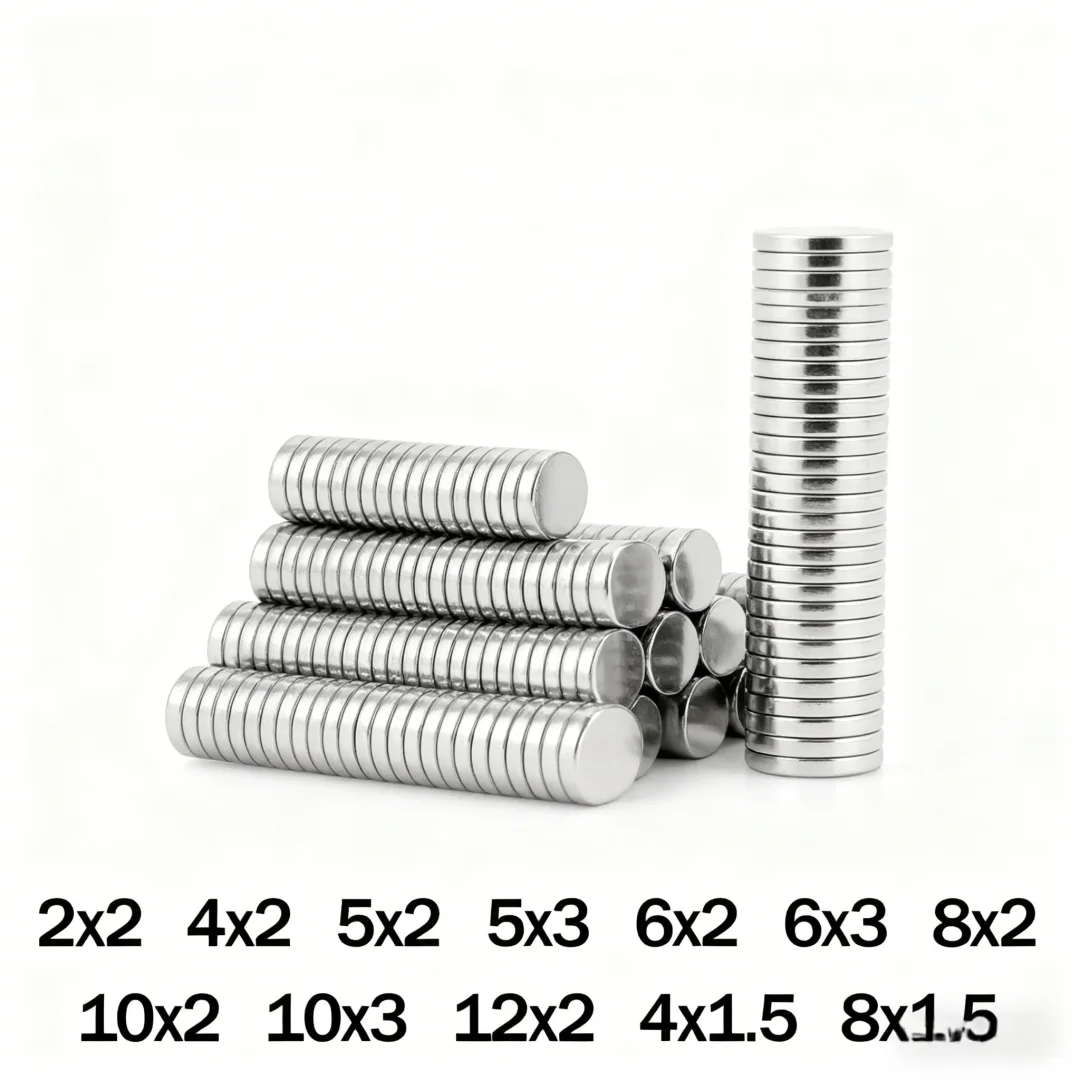 Super Strong Magnet N35 Round Magnetic NdFeB Powerful Neodymium Magnet Disc imanes Refrigerator Magnets ﻿ 6X3 5X2 10X2 10X3MM