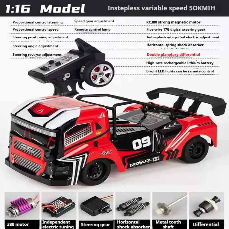 Nouveau modèle de dérive à grande vitesse Rc voiture à quatre roues motrices course voiture de sport plate jouet professionnel Cool télécommande jouet voiture garçon cadeau