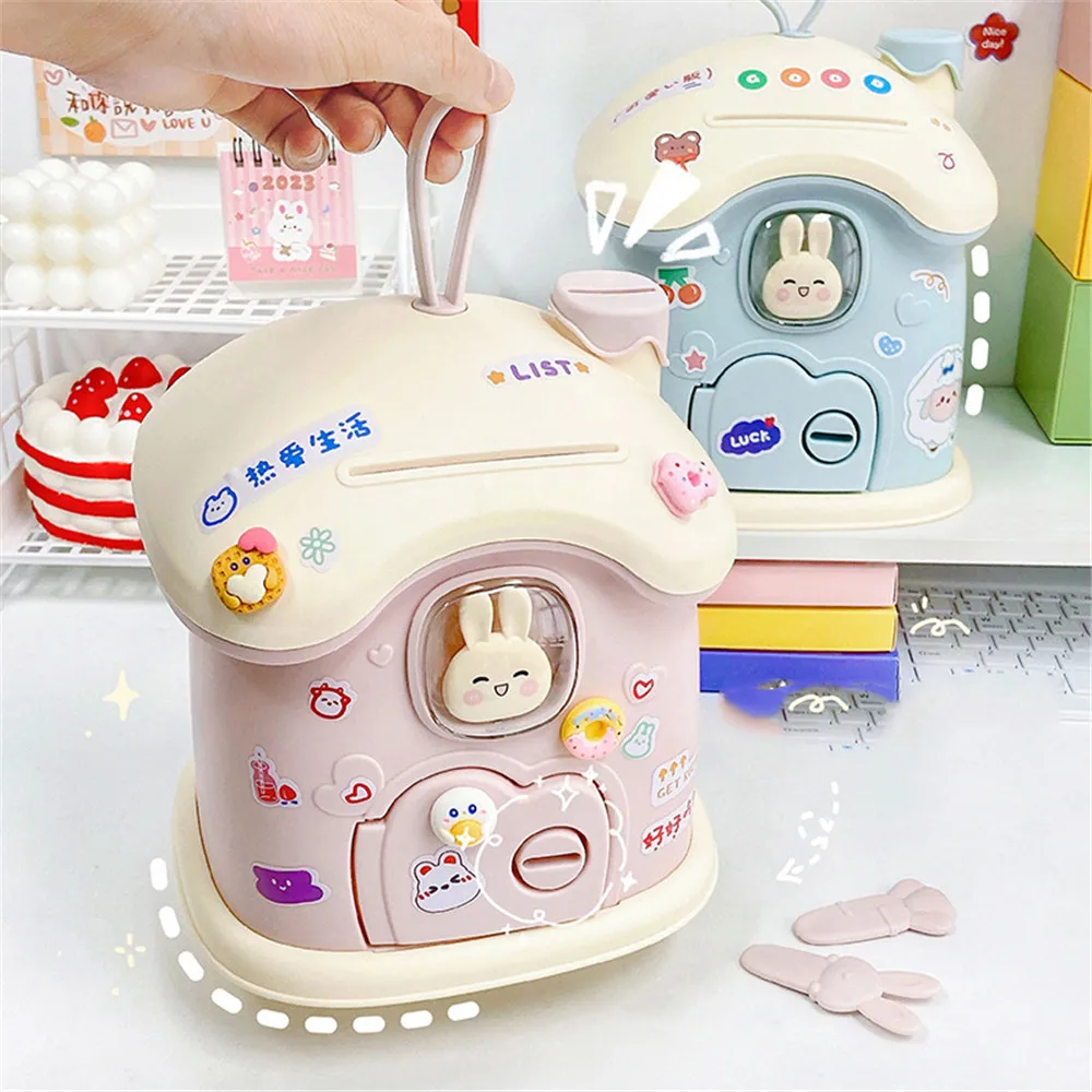 Mushroon Piggy Bank Kids Toy Cartoon Money Box To Save Kawaii Coin Bank Cashlarge Capacity Saving Money Children Birthday Gfit