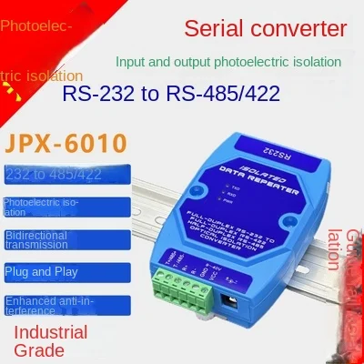 

232 to 485/422 Photoelectric Isolation Converter Active Lightning Protection RS232 to RS485/RS422 Bidirectional Conversion