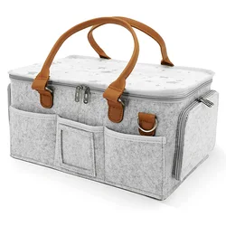 Bolsa de mano portátil de gran capacidad para mamá, caja de almacenamiento plegable para mamá, pañales de maternidad para viajes al aire libre, nuevo