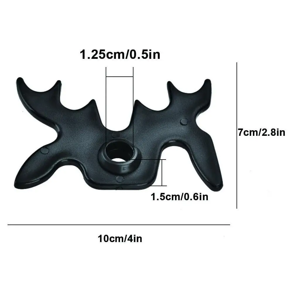 1/2/4pcs New Snooker Pool Black Snooker Billiards Cue Rack Bridge Head Billiards Cross Antlers Rod Holder Accessories