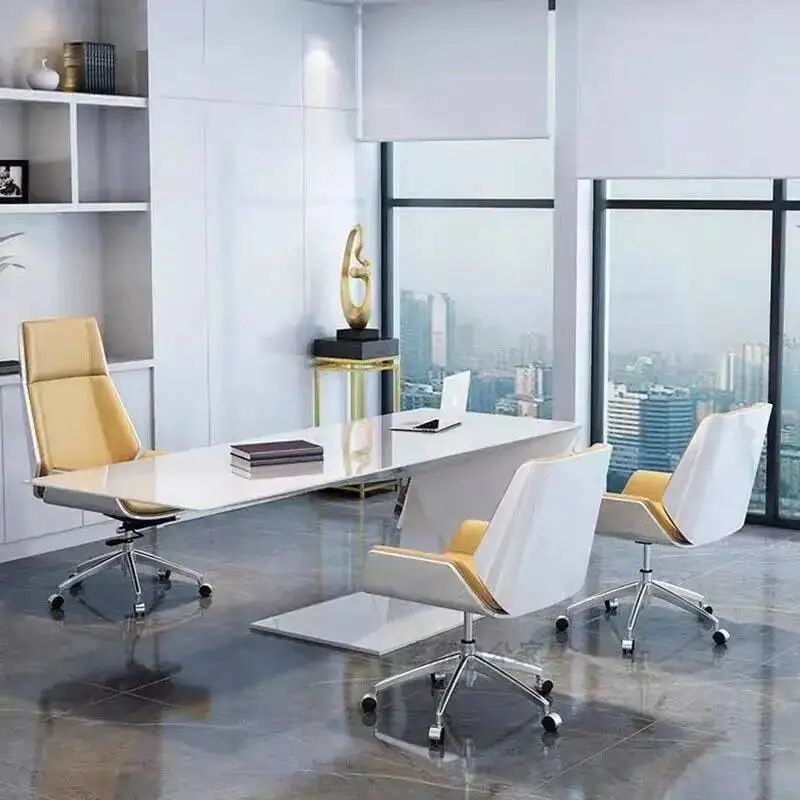 

Arm Rest Office Pads Chair Luxury Comfy Cushion Wheels Back Office Chair Ergonomic Swivel Cadeira De Escritorio Furnitures