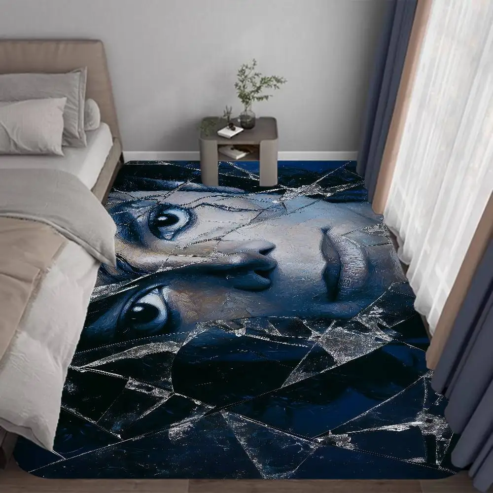 M-Michael J-Jackson Singer Hallway Carpet Washable Non-Slip Living Room Sofa Chairs Area Mat Kitchen Doormat Area Rug