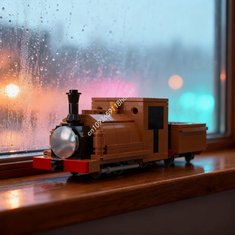 

255pcs MOC Duke Ol Grandpuff Narrow Gauge Train Model Toys Building Blocks Architecture Christmas Gift Idea Creative Education