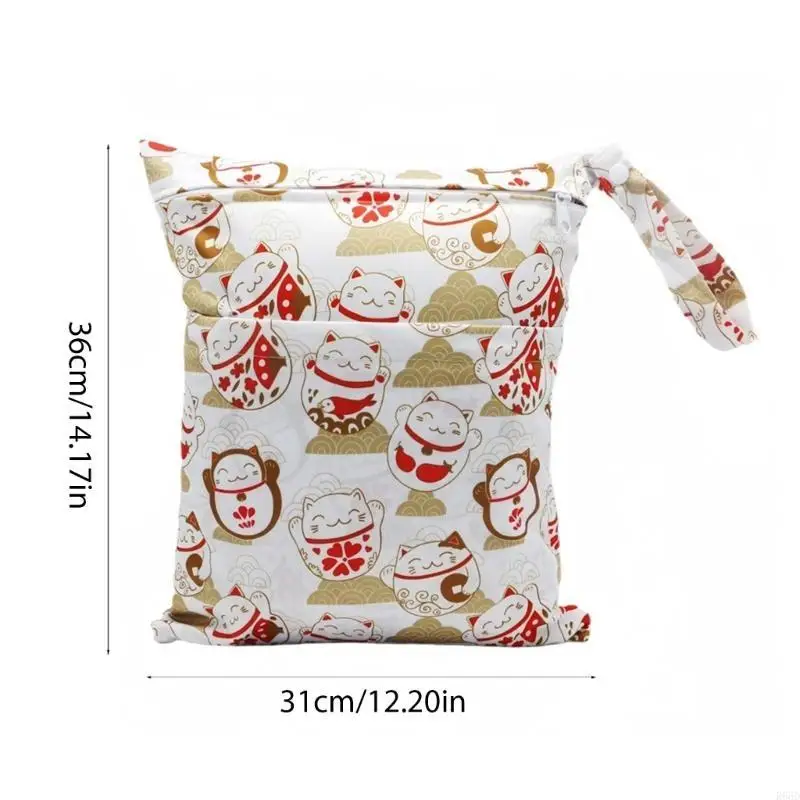 R66D Soluzione pratica e alla per riporre borsa per pannolini per bambini con ampio spazio