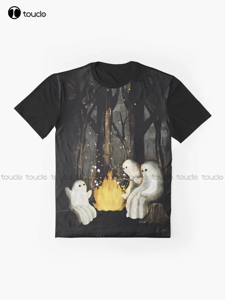 Marshmallows And Ghost Stories Graphic T-Shirt Digital Printing Tee Shirts Streetwear Xxs-5Xl New Popular Unisex Christmas Gift