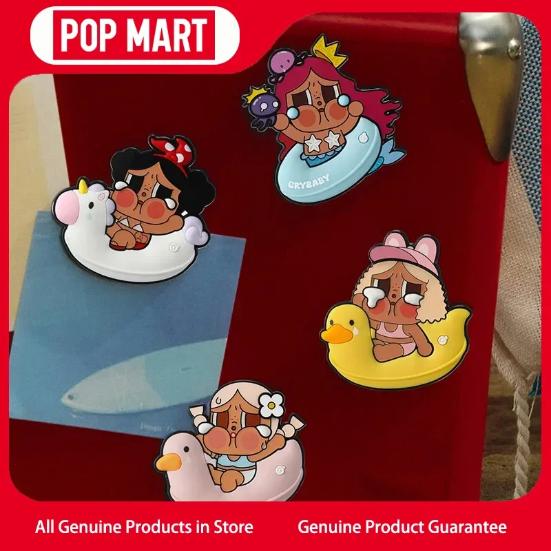 

Genuine Popmart Crybaby Vacation Mode On Series Refrigerator Magnet Blind Box Merchandise Birthday Gifts For Girls Trendy Toys