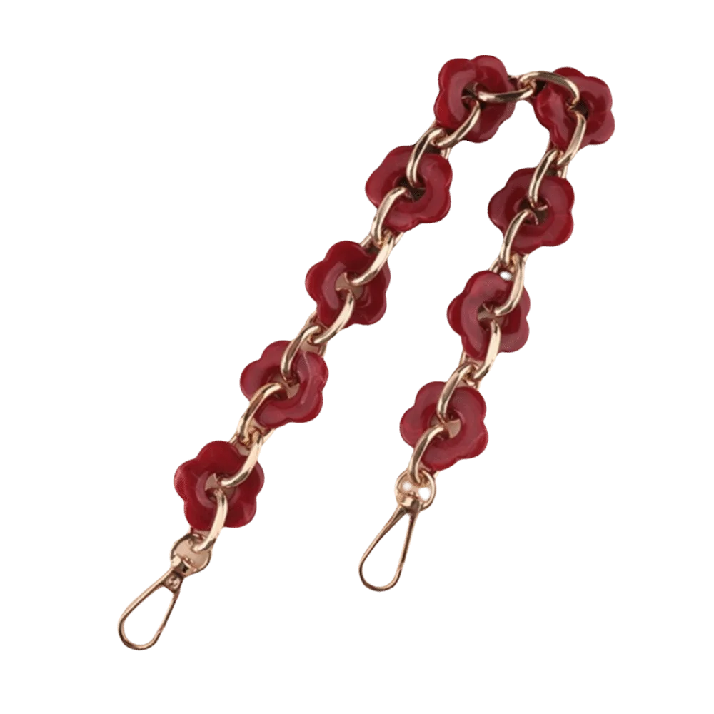 Fashion Resin Acrylic Bag Chain Strap Detachable Versatile Handbag Bag Straps Replacement Belt Diy Accessories