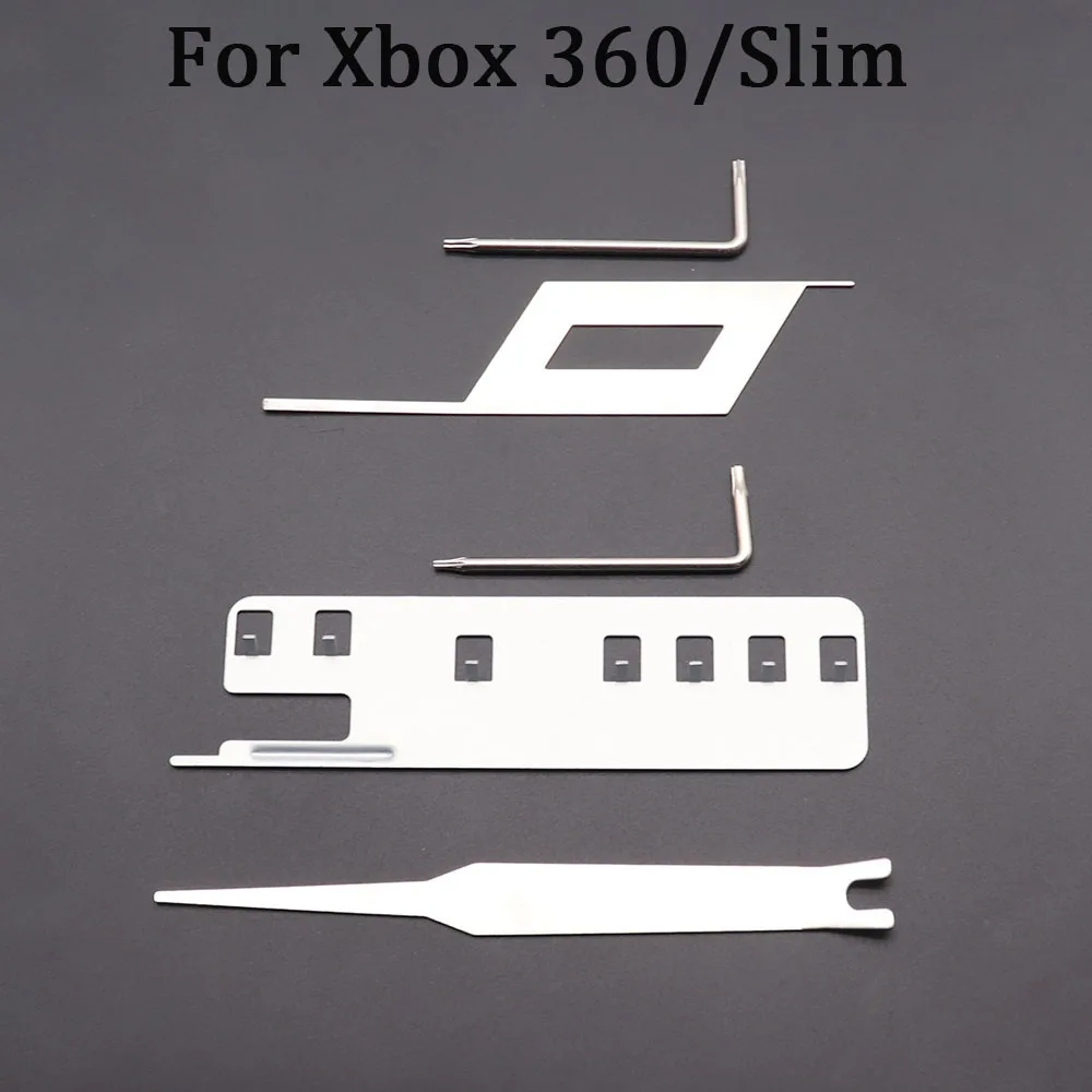Ferramenta de remoção de braçadeira x para xbox 360 xbox360 controlador de gordura fino console ferramentas de abertura reparação desmontar kit de parafuso