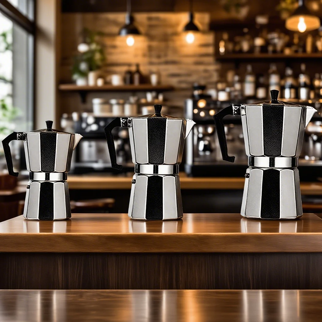 Olla Moka para el hogar, cafetera pequeña concentrada con forma de estrella y anís, máquina de café italiana, molinillo de granos, olla de extracción, equipo de café