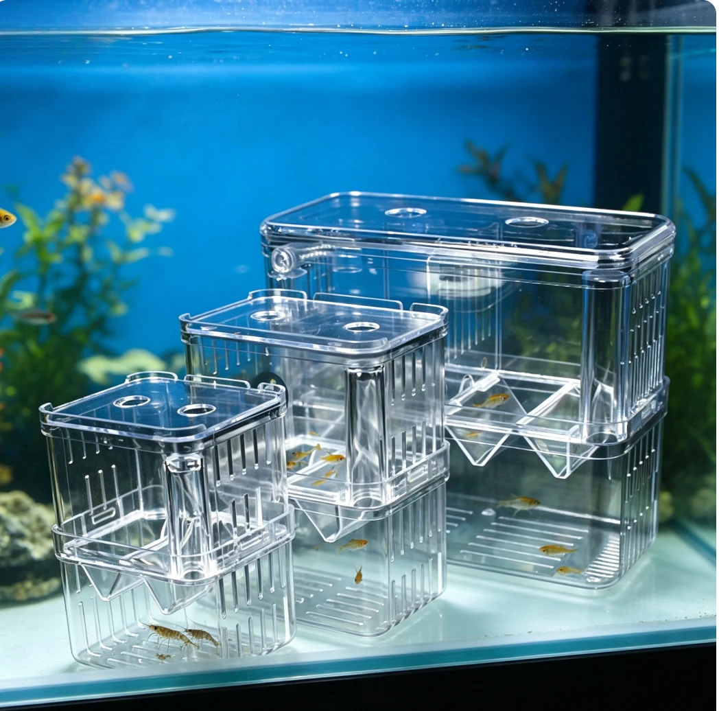 Juvenile Fish Incubator, Double-layer Isolation Box, Isolation Net Incubator, Female Fish Spawning and Reproduction