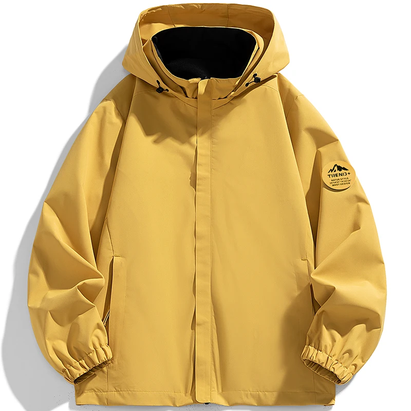 

Men's Trendy Brand Fleece Workwear Jacket New Windproof Assault Suit Men's Mountaineering Jacket Outdoor Outerwear Plus Size