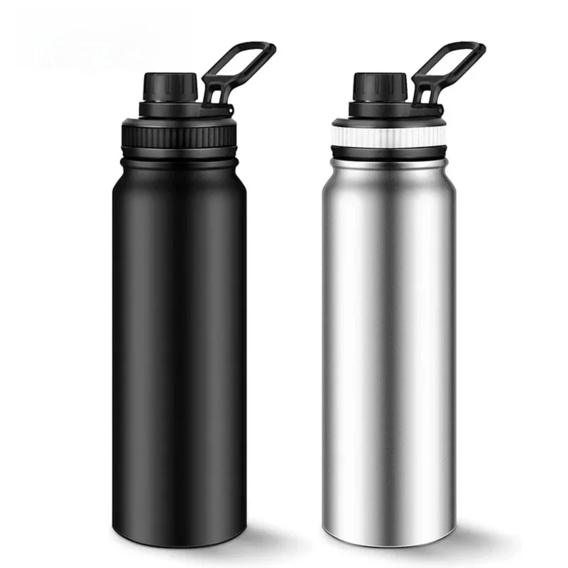 

600/800ML Portable Thermos Bottle 304 Stainless Steel Travel Mug Double Wall Vacuum Flask Portable Simple For Outdoor/Travel