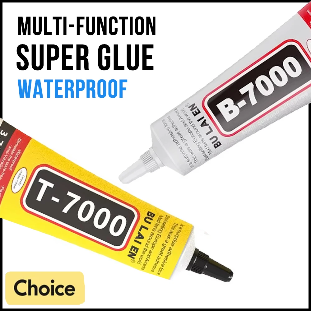15ML 25ML 50ML 110ML T7000 Trasparente Contatto Riparazione Del Telefono Adesivo Universale di Vetro di Plastica Colla FAI DA TE B7000 Applicatore di Precisione Colla