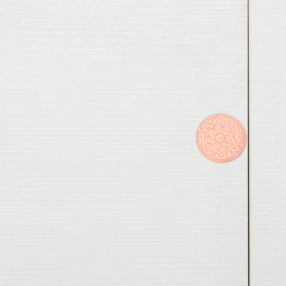 

10 Pcs Drawer Cabinet Door Handle Ceramic Knobs Cupboard Dresser Handles Pink niture Pull