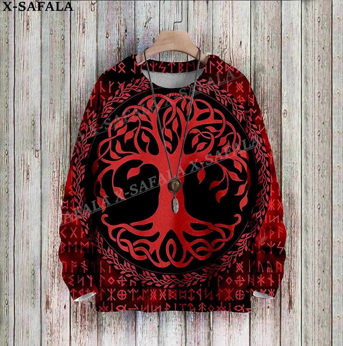 Tattoo Symbol Viking Armor Dragon Sweaters 3D Printed Knit Sweater Funny Gift Jumpers Tops Couple Holiday Party Unisex Casual-6