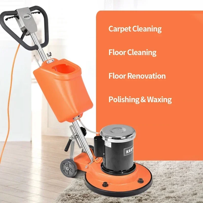 2.5HP 20 Inch Floor Scrubber Multifunctional Waxing Polishing Brushing Renovation Weighting Iron Floor Cleaning Machine