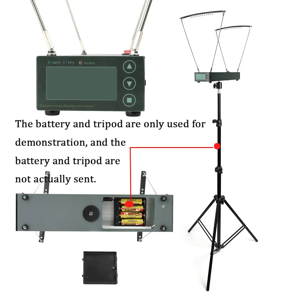 4-6500FPS Velocimetry łucznictwo prędkość przyrządy pomiarowe proca Bullet prędkość narzędzia pomiarowe łuk strzałka strzelanie zabawki