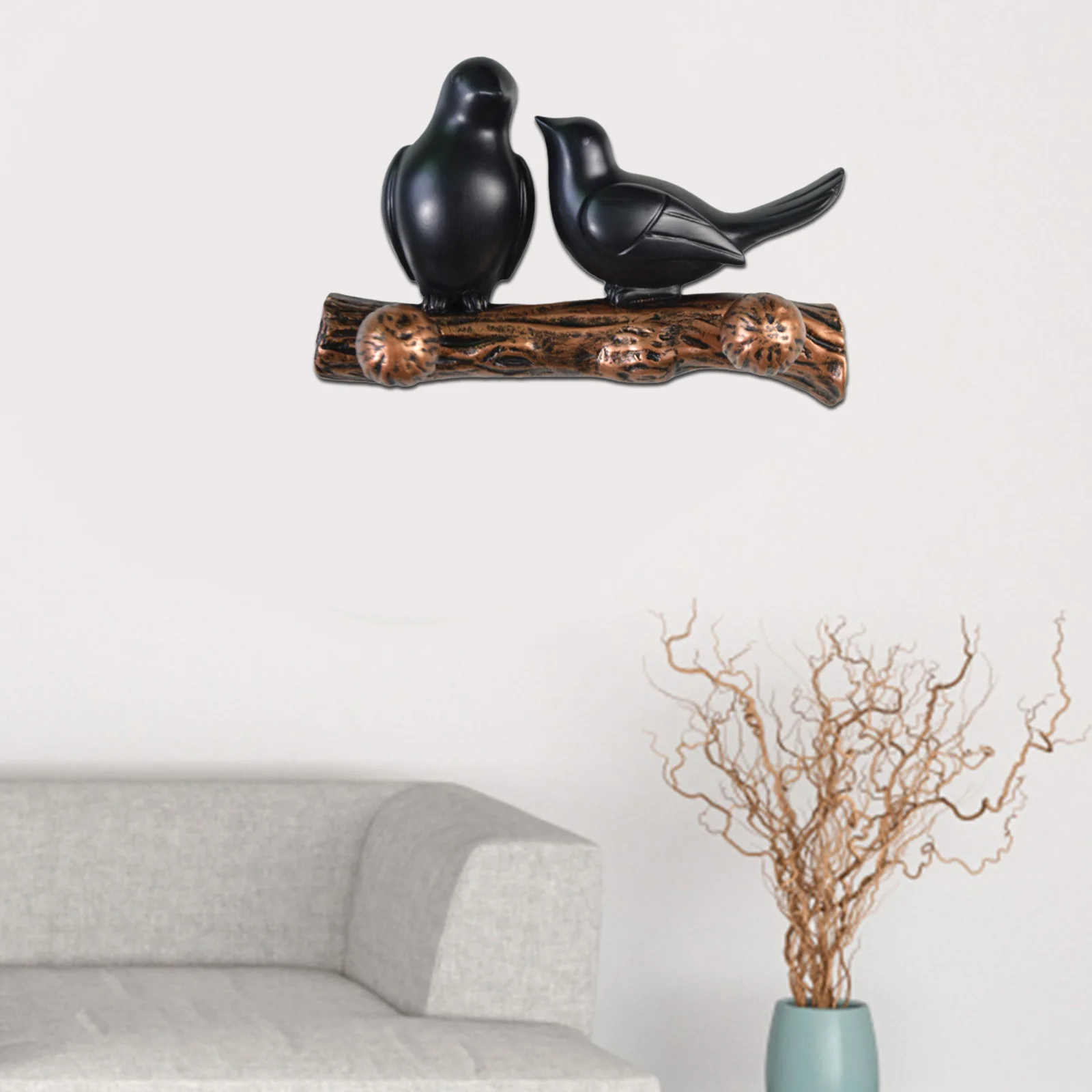 3D Resin Bird Hangers Wall Mounted Coat Robe Hook Rack for Handbag Bag Coat Robe Towels for Home Bathroom Living Room