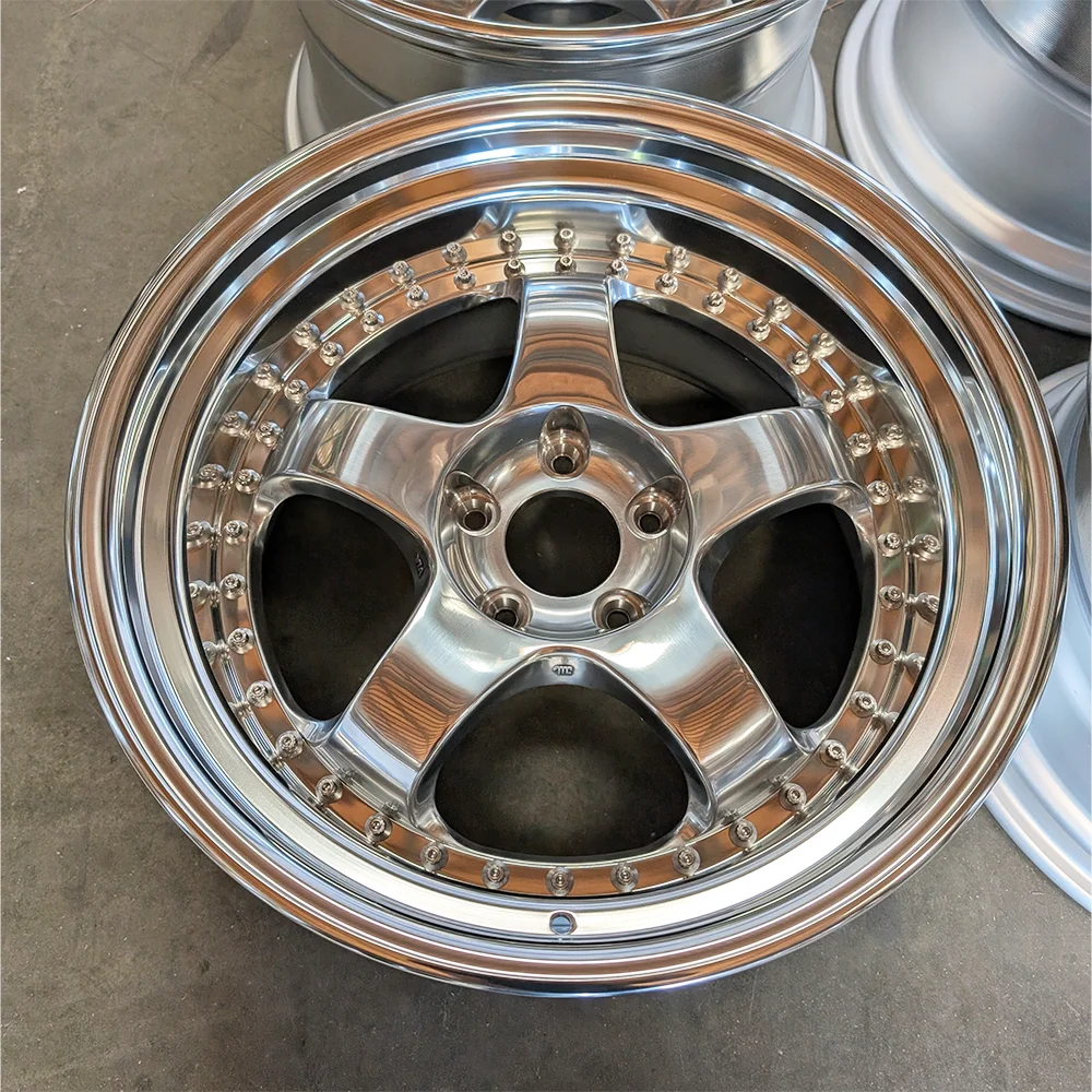 FOR Concave 3 Piece 2 Piece Deep Dish Forged  Wheels 18-20 21 22 24 Inch 5x114.3 5x112 5x120  Passenger Car Wheel for Audi BMW