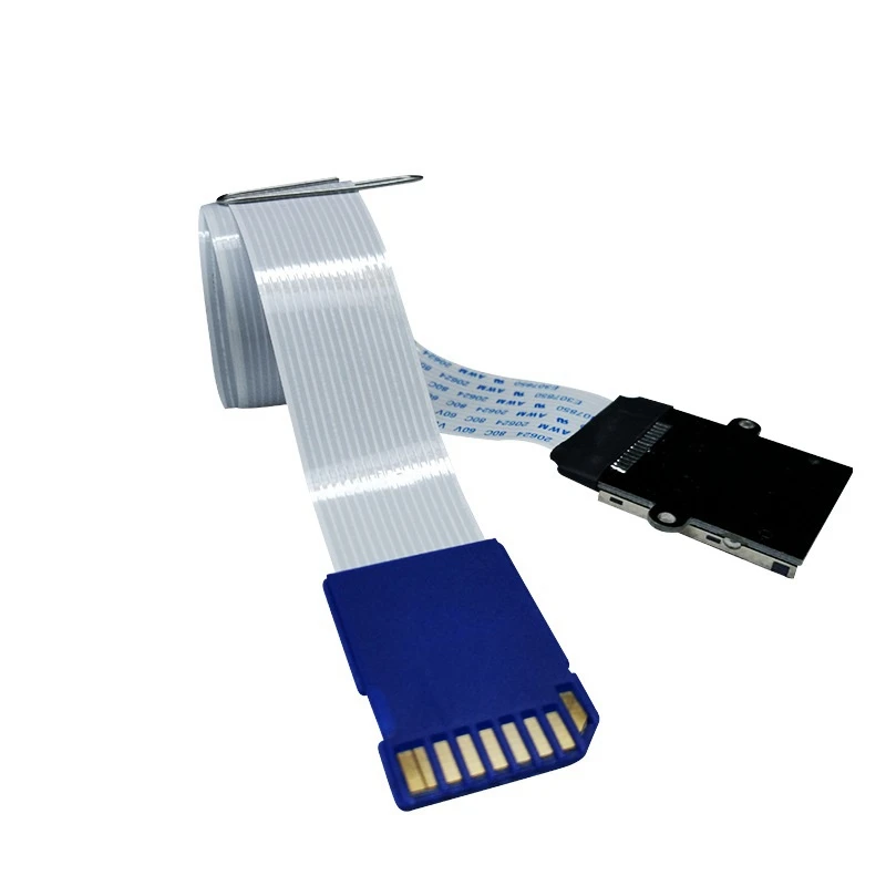 SD To SD Card Extension Cable Card Read Adapter Flexible Extender Micro-SD To SD/SDHC/SDXC Memory Card Extender Linker