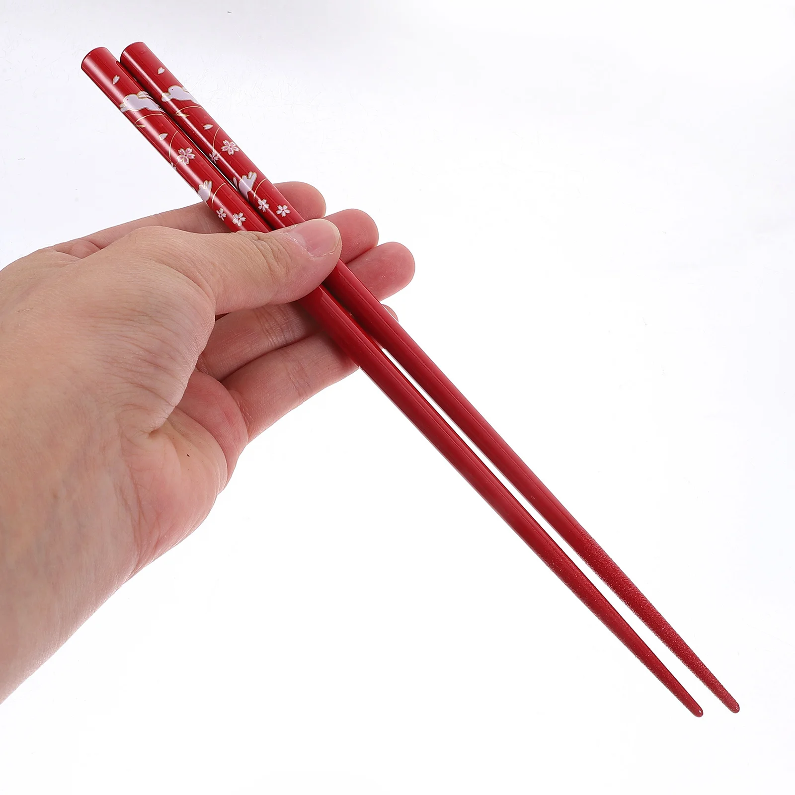

1Pair Wood Chopsticks Reusable Delicate Dinner Accessories Lightweight Portable for Home Use Easy Clean Multi Function