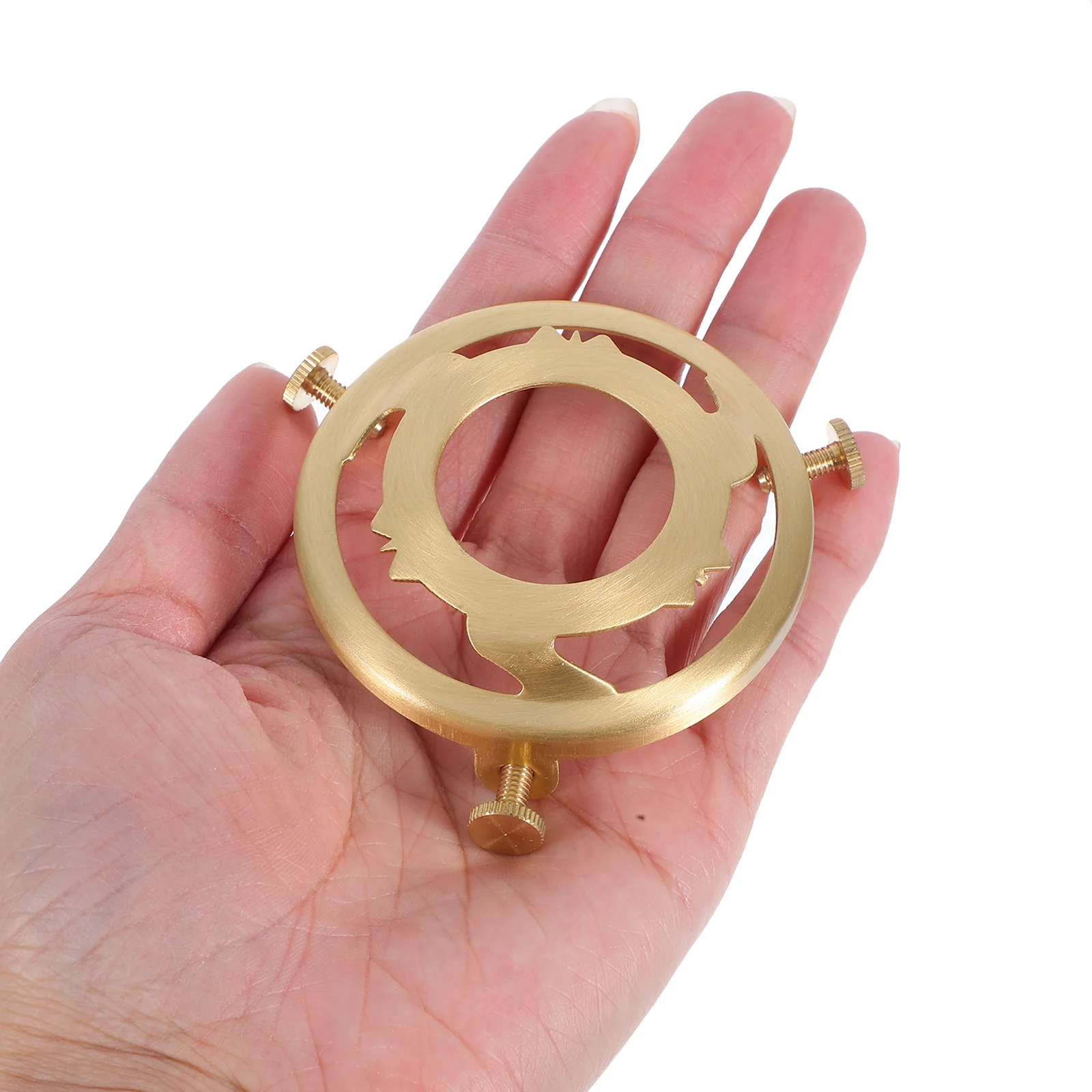 

Pure Copper Lamp Holder Bracket with Three Hole Ring for Table Lamps Shade Parts Repair Tools Accessories Solar Lighting
