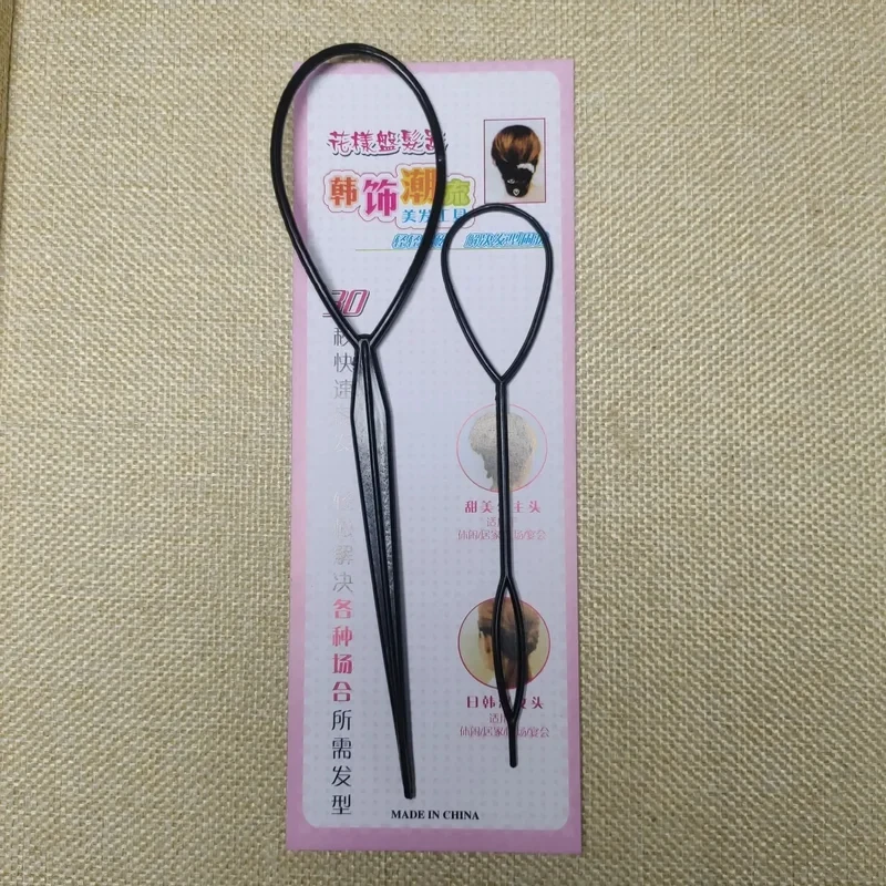 1/2/3/4Set Ponytail Creator Plastic Loop Styling Tools Clip Hair Braid Maker Styling Tool Fashion