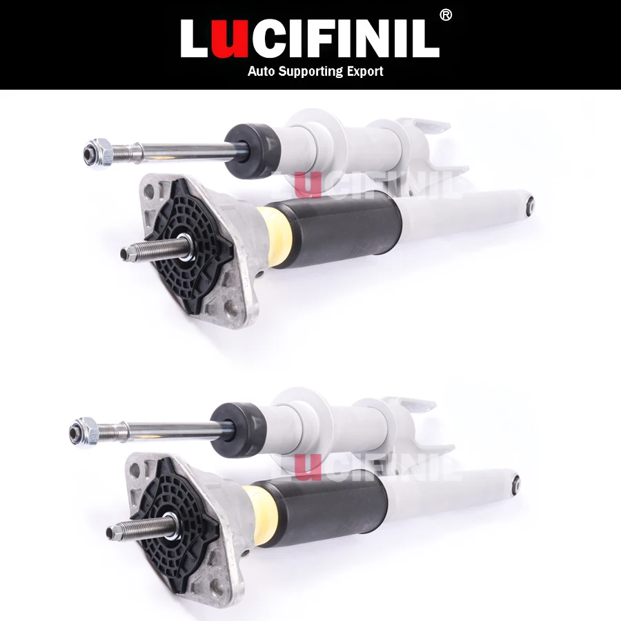 LuCIFINIL 4x 2PIN Front Rear Suspension Spring Shock Strut For Panamera 4S PASM 97034304508 97034304508 97034304509