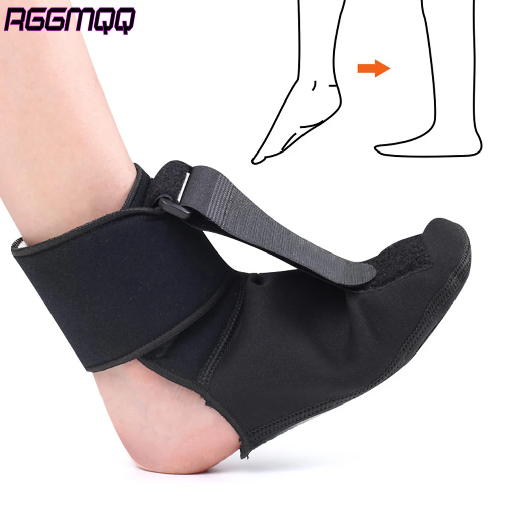 Foot & Heel Pain Relief Splint - Plantar Fasciitis Night Brace with Memory Foam & Adjustable Support - Men & Women