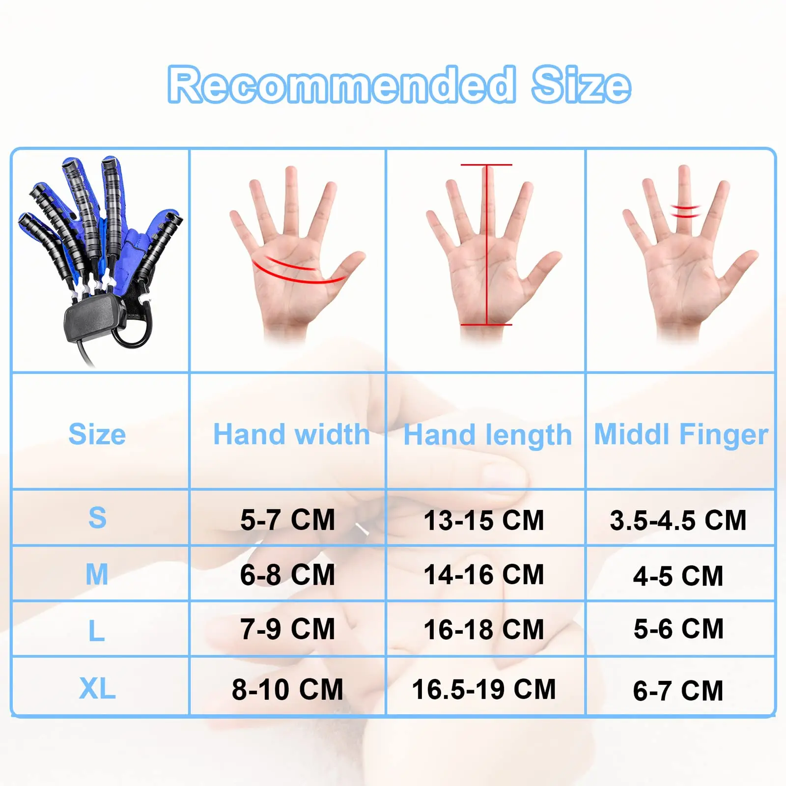 Rehabilitation Robotic Gloves For Hemiplegic Stroke Cerebral Palsy Patients, Finger And Hand Movement Rehabilitation Equipment