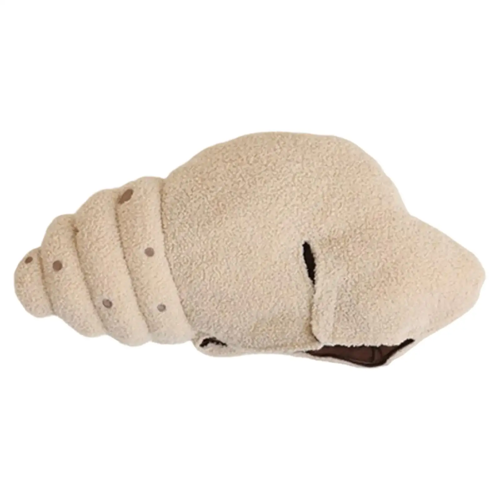 Conch Plush Hat Comfortable Fancy Dress for Halloween Thanksgiving Holiday Women