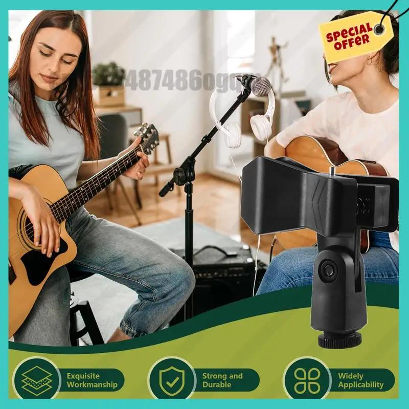 -ABJZ Supporto per microfono flessibile a collo di cigno con morsetto da scrivania per studio di trasmissione radiofonica, attrezzatura per trasmissione in diretta