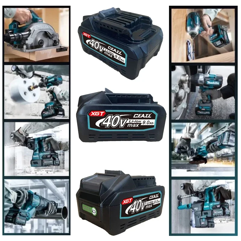 

40V 9AH CFATL lithium-ion battery original battery, forBL4020 BL4025 BL4040 BL4050 BL4080, suitable for Makita 40V power tools