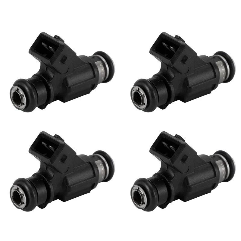 

4X New Fuel Injector For 2002-2010 Mercury Marine EFI 4 Stroke 30, 40, 50, 60 HP Engines 25342385 93345842