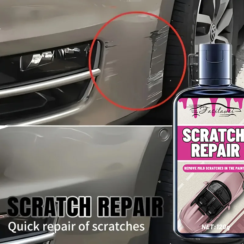 Kit Lilin & Poles Penghilang Goresan - Perbaikan Permukaan Logam Sepeda Motor, Mengembalikan Kilau dengan Teknologi Lapisan Keramik, Dee 5 Menit