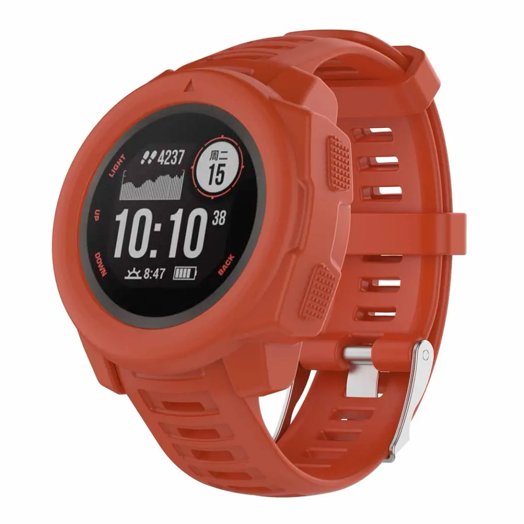 غطاء حماية من السيليكون إطار حماية ناعم لـ Garmin Instant 1 2